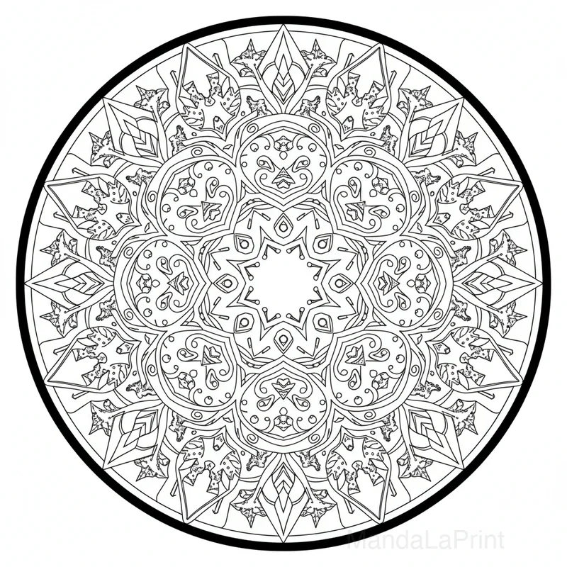 Inverno Mandala #14