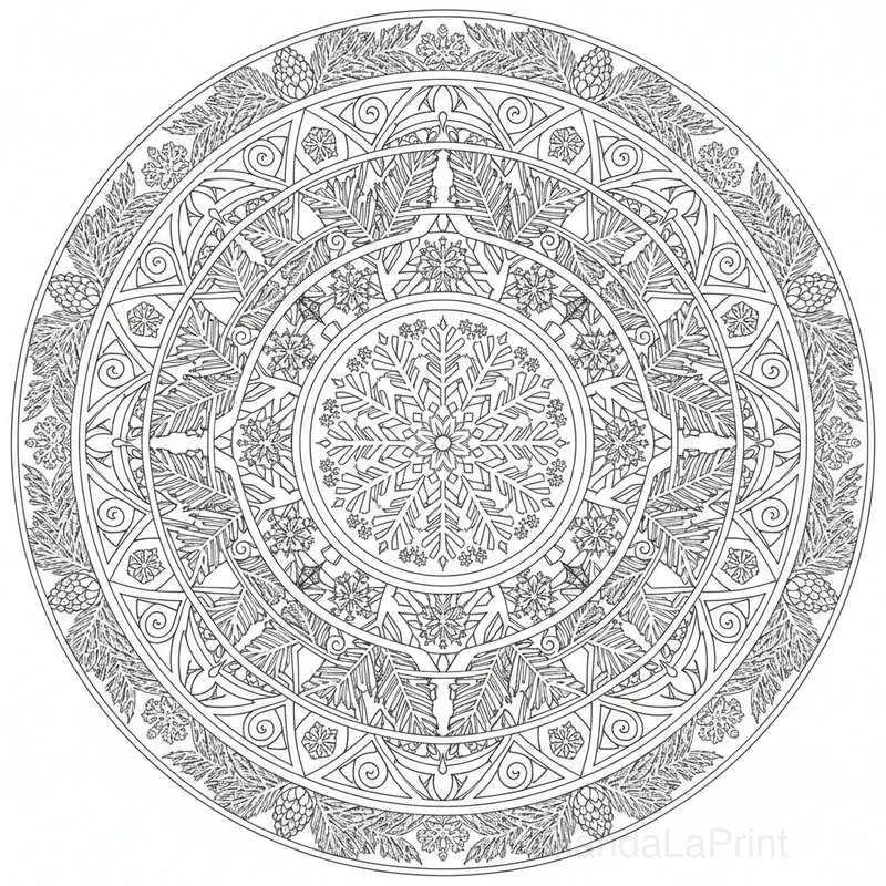 Hiver Mandala #6