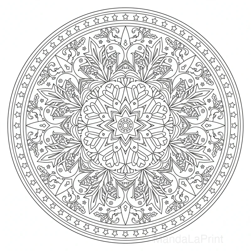 Winter Mandala #12