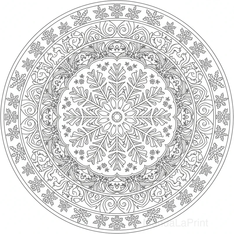 Invierno Mandala #3