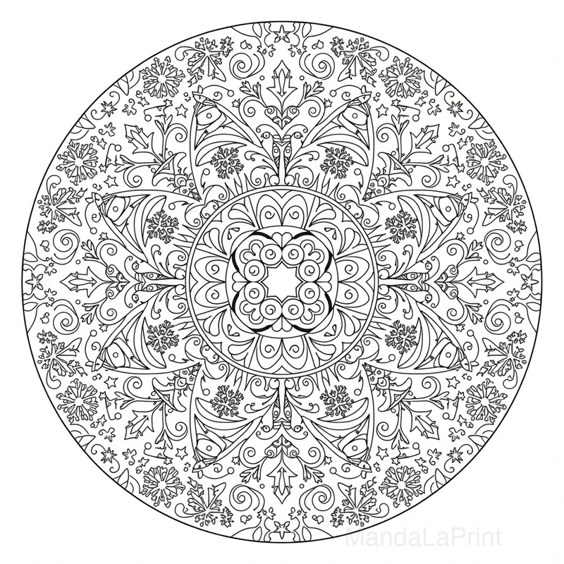Hiver Mandala #15