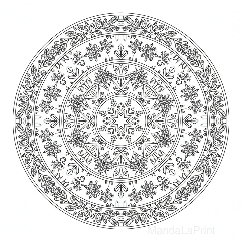 Hiver Mandala #8