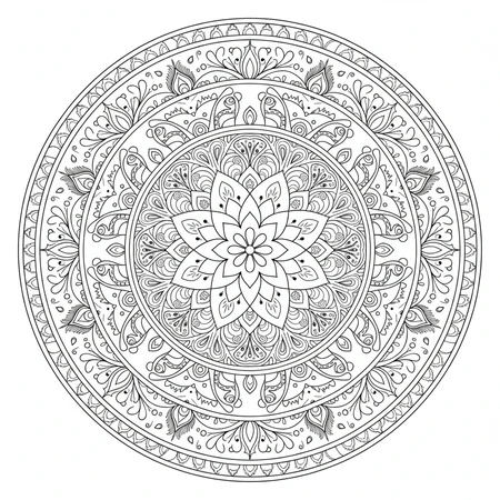 Mandala Indien #1