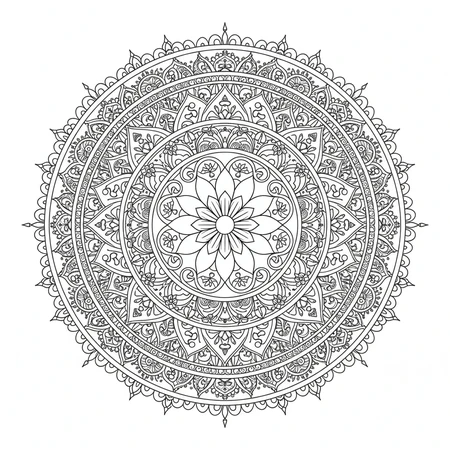 Mandala Indien #19