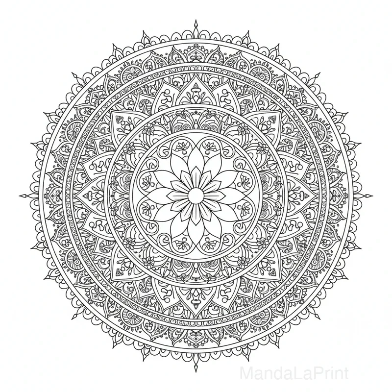 Indien Mandala #19