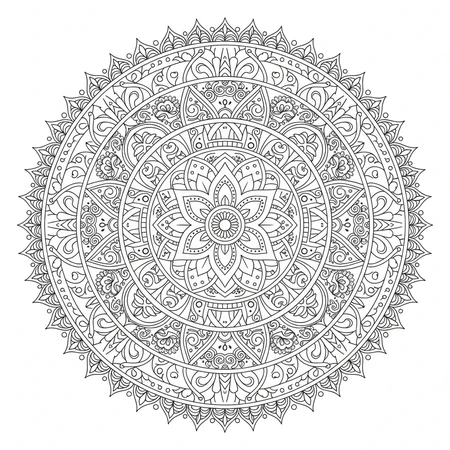 Mandala Indien #13