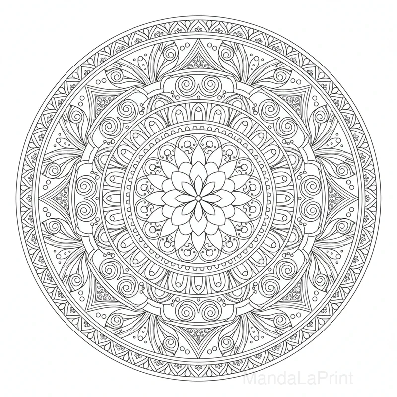 Indien Mandala #7