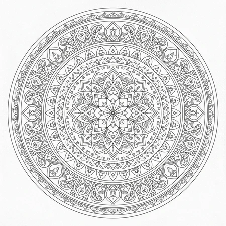 Mandala Indien #3