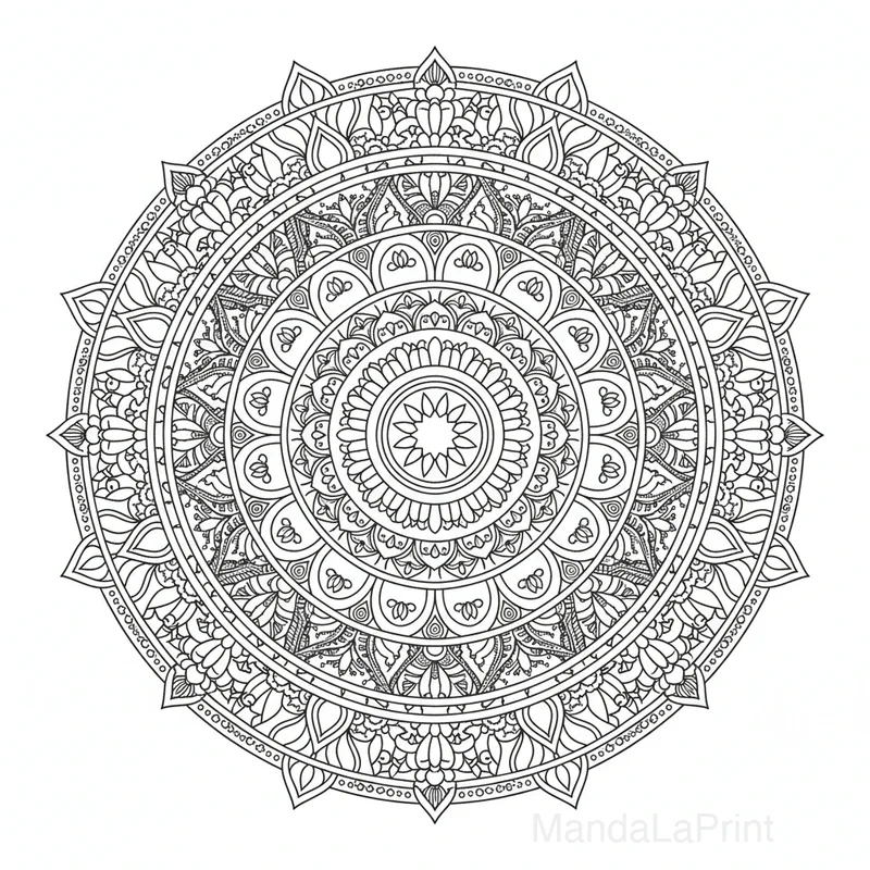Mandala Indien #6