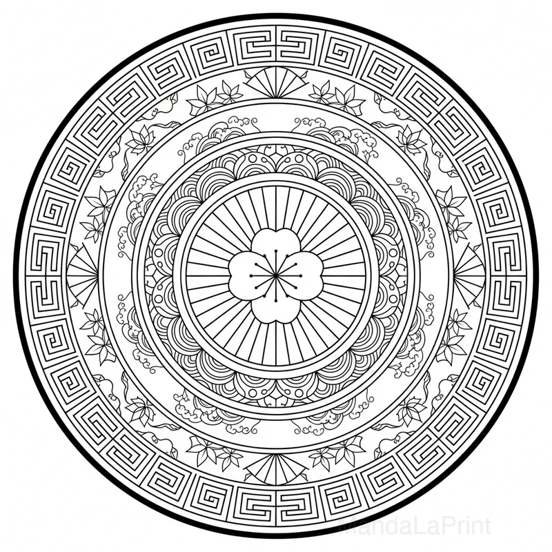 Mandala Japonais #11