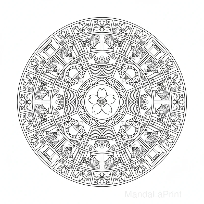Japonais Mandala #2