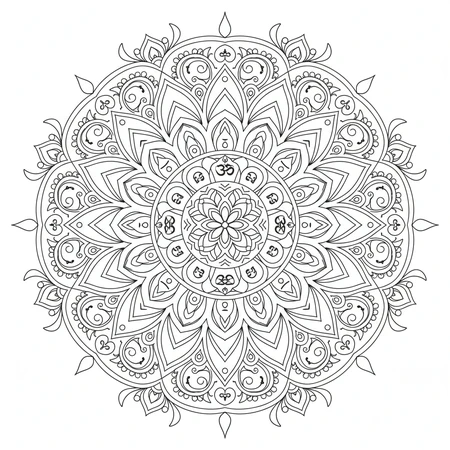 Mandala Lotus #19