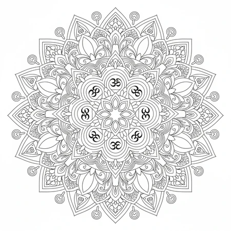 Mandala Lotus #5