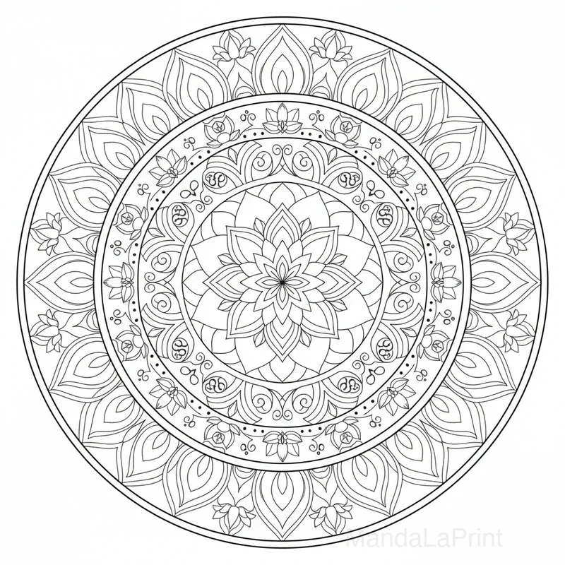 Lotus Mandala #16