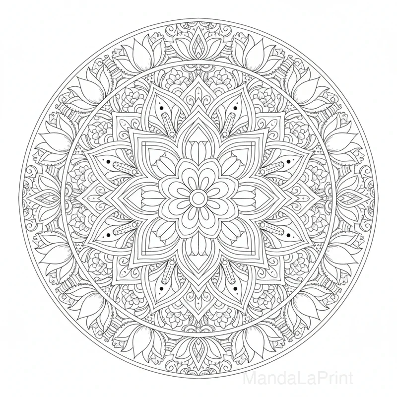 Lótus Mandala #13