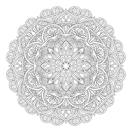 Mandala Lotus #3