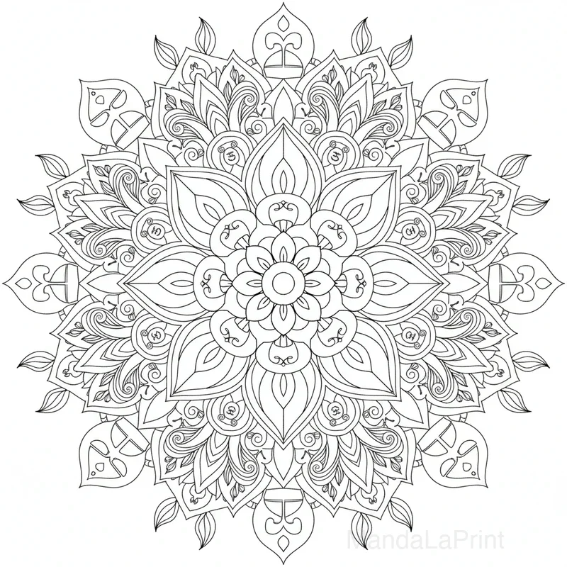 Lotus Mandala #17