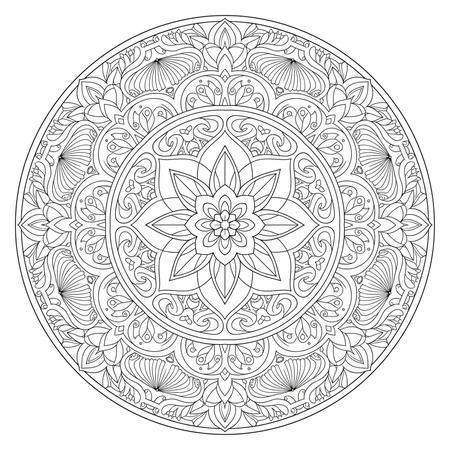 Mandala Lotus #1