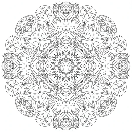 Mandala Lotus #4