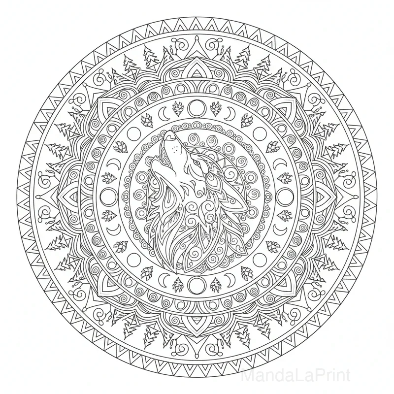 Lupo Mandala #16