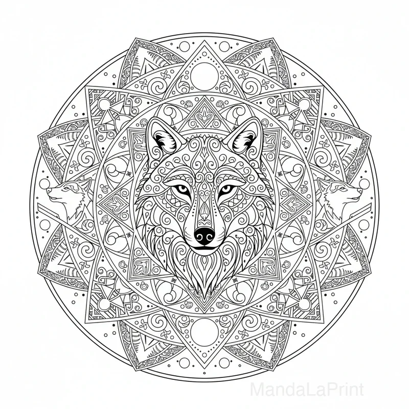 Lupo Mandala #19