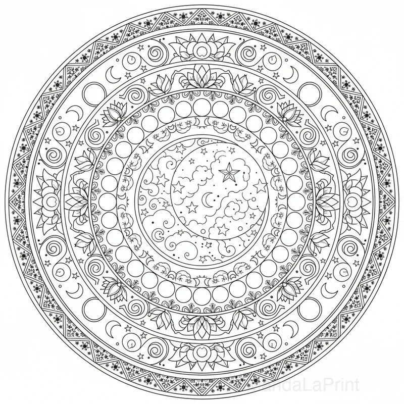 Mandala Lune #1