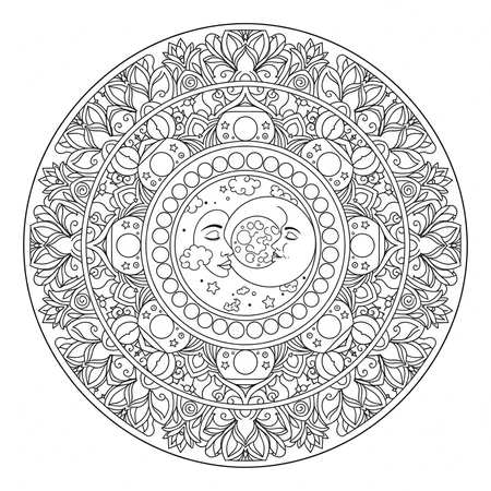 Mandala Lune #15