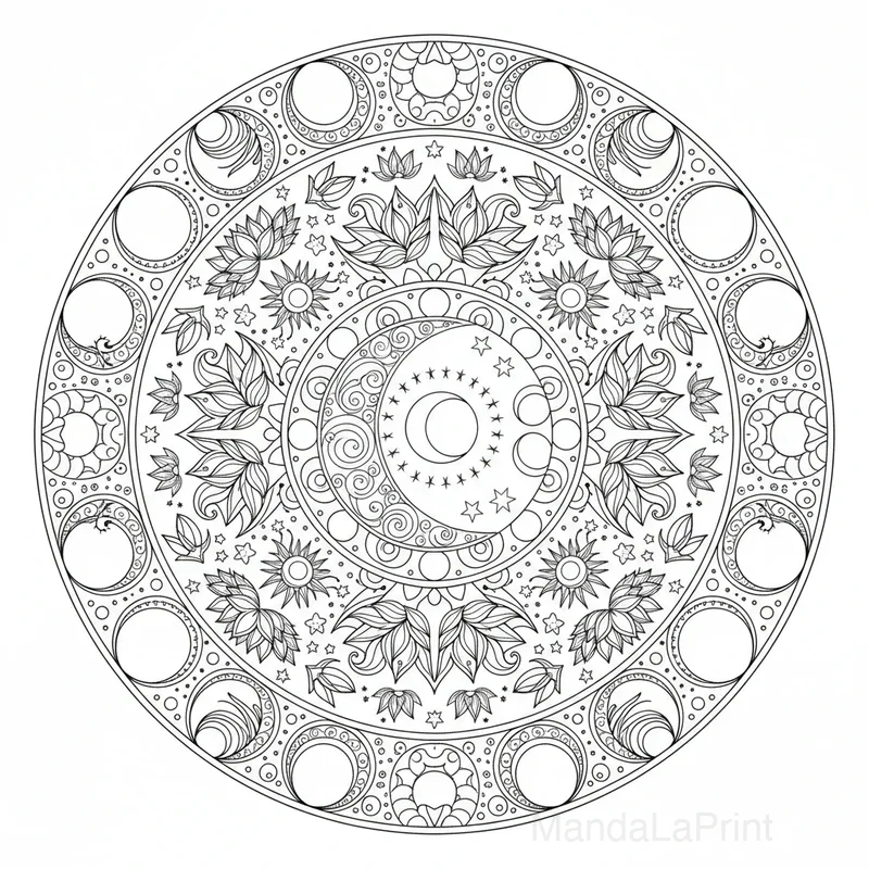 Mandala Lune #14