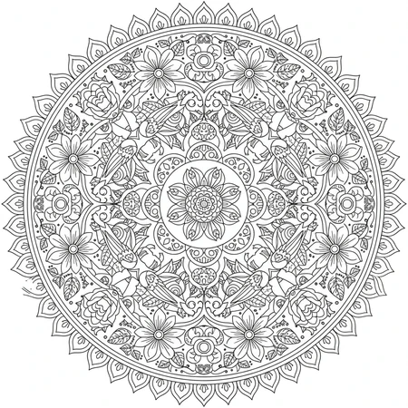Mandala Paysage Naturel #15