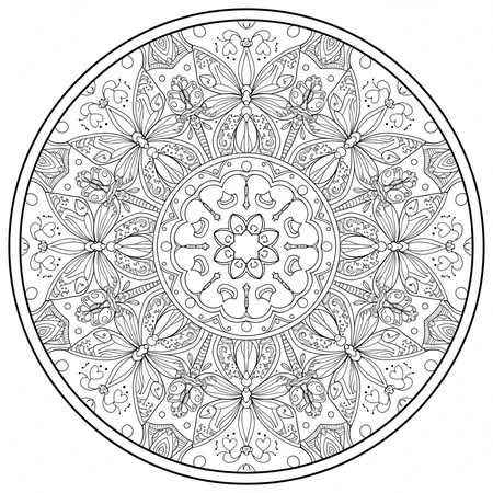 Mandala Forêt Enchantée #2