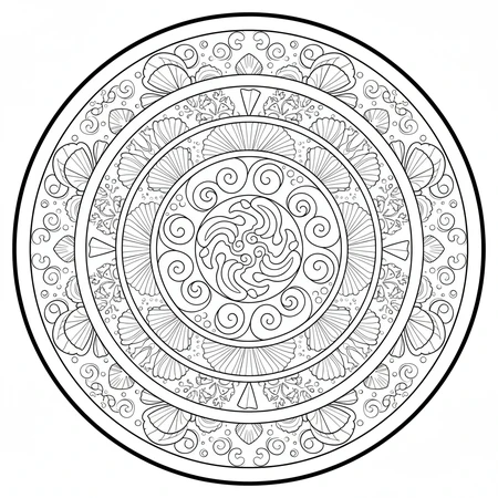 Mandala Paysage Naturel #1