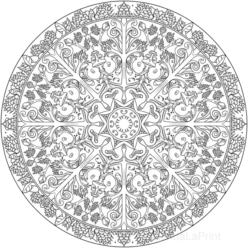 Mandala Forêt Enchantée #22