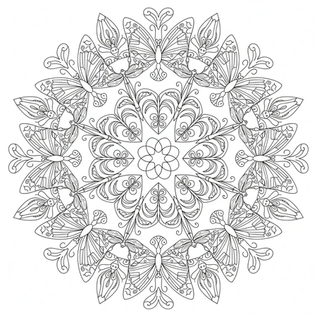 Mandala Forêt Enchantée #9