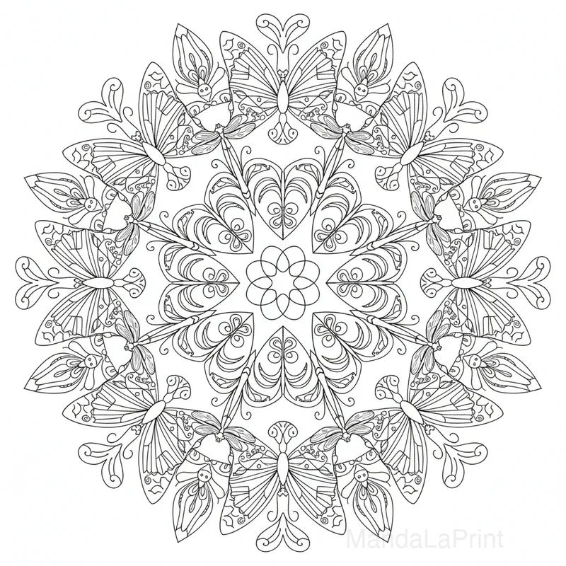 Océan Mandala Coloriage #9