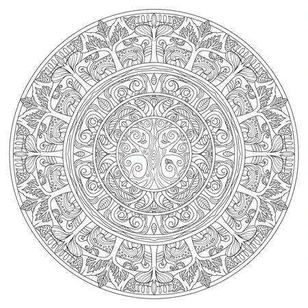 Mandala Paysage Naturel #13