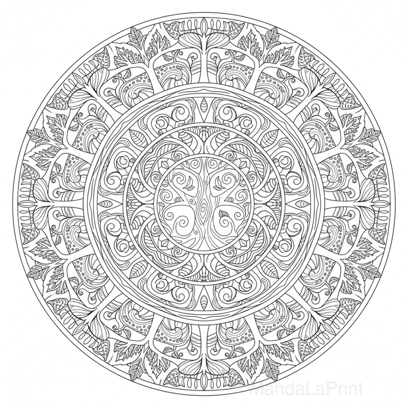 Mandala Paysage Naturel #13