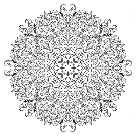 Mandala Forêt Enchantée #10