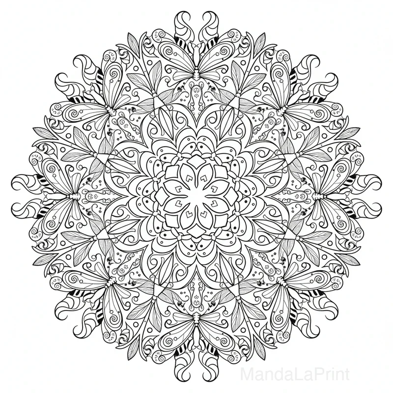 Mandala Forêt Enchantée #10