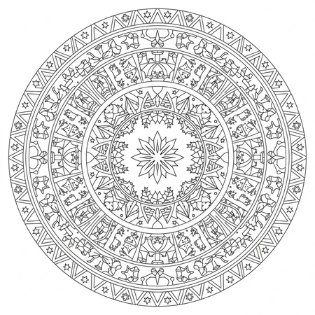 Mandala Noël #19
