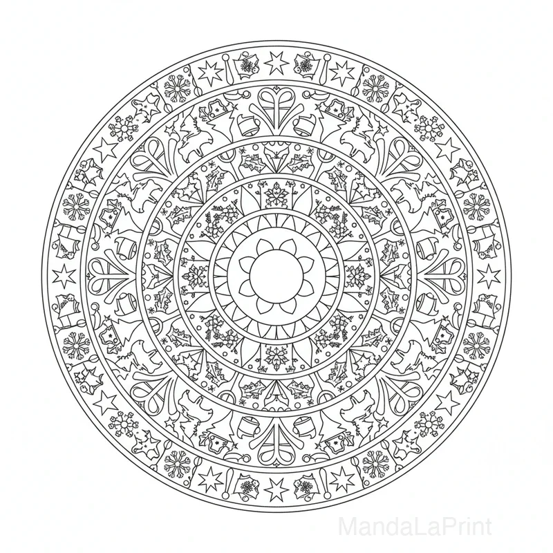 Natale Mandala #7