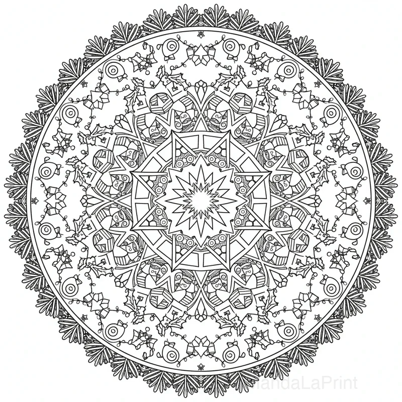 Noël Mandala #17