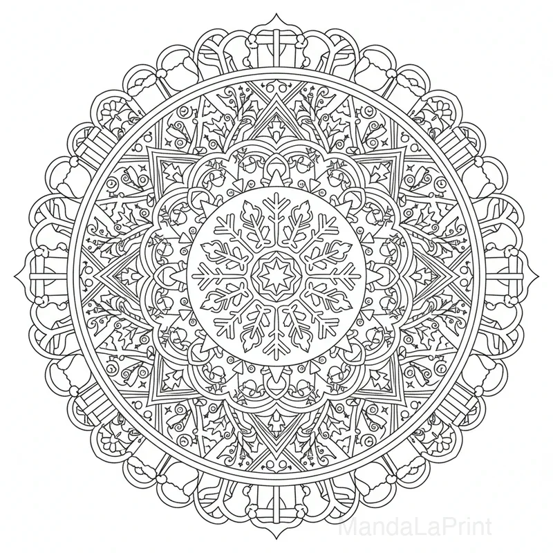 Noël Mandala #1