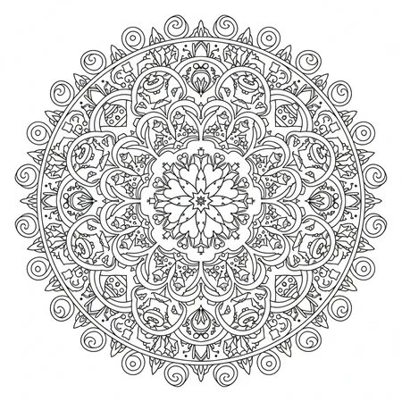 Mandala Noël #13