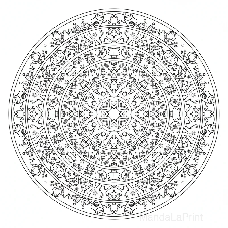 Natale Mandala #4