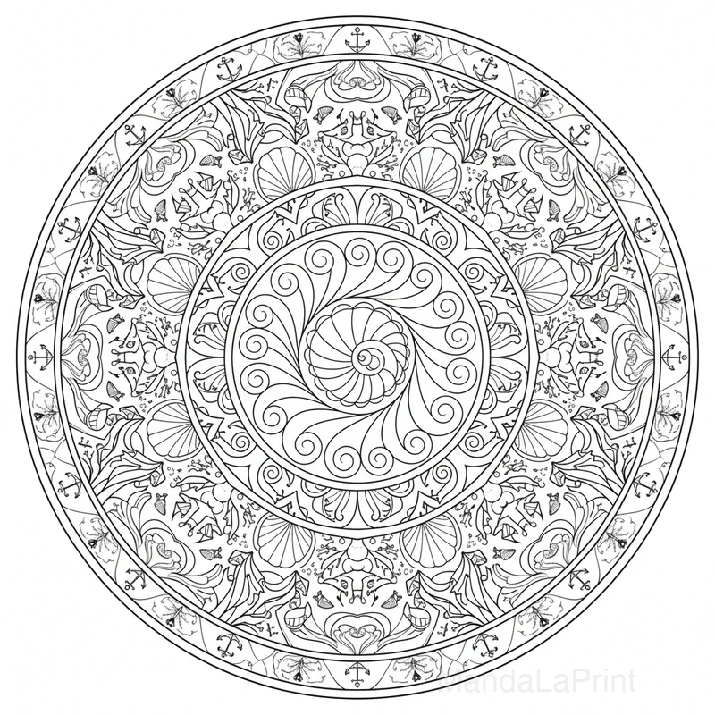 Ozean Mandala #8