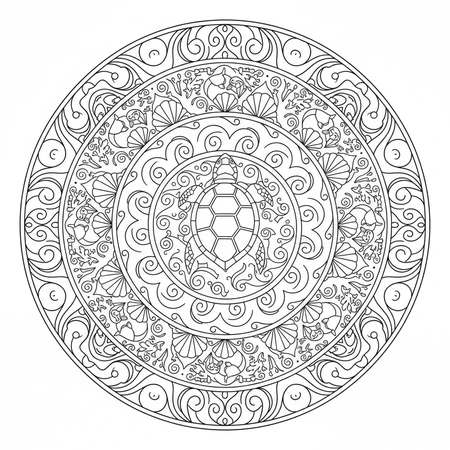 Mandala Océan #20