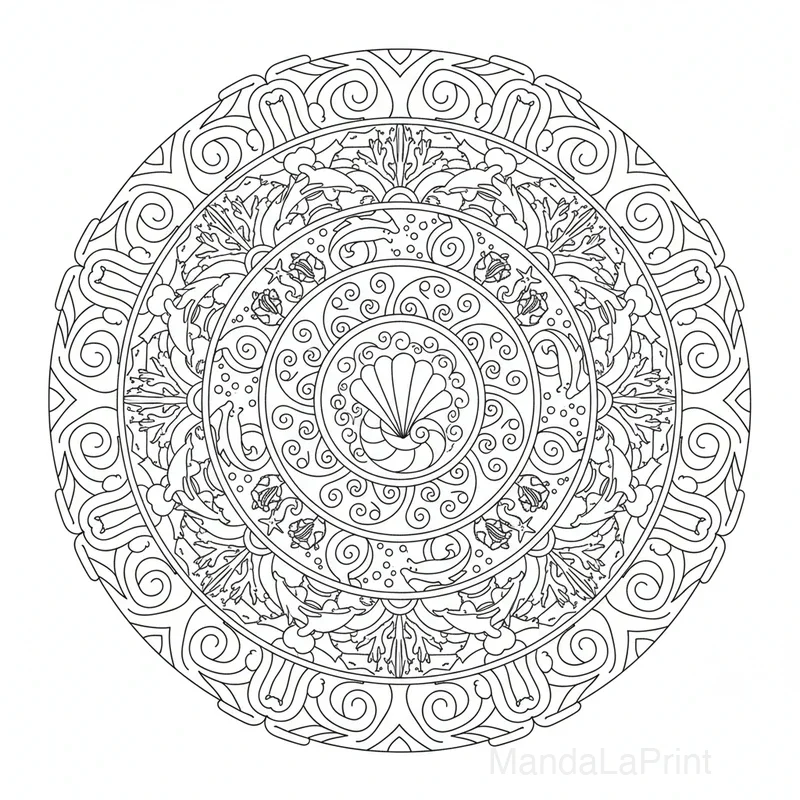 Océan Mandala #9