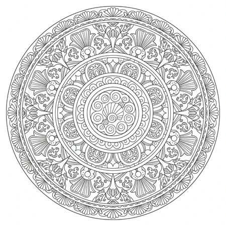 Mandala Océan #13