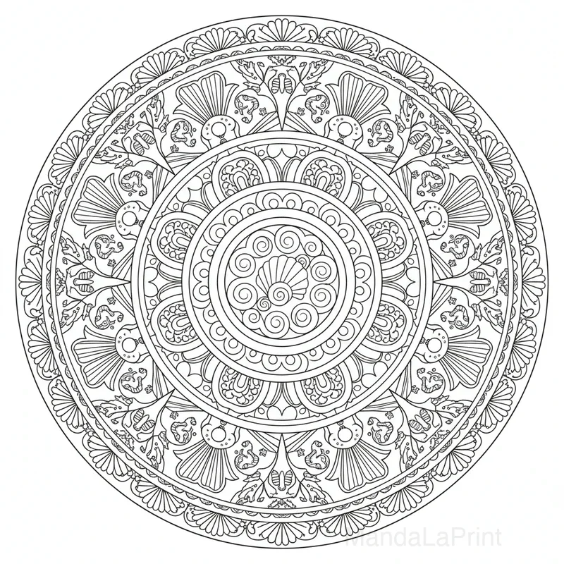 Océan Mandala #13