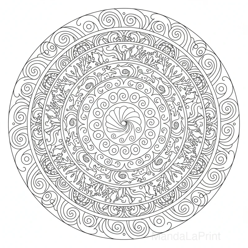 Ocean Mandala #14